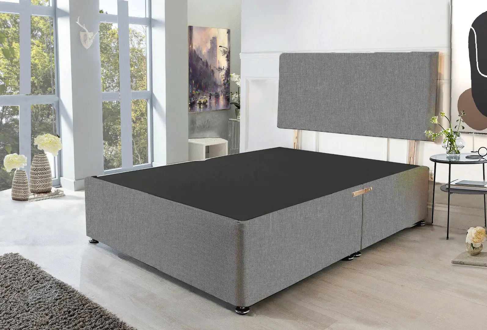 Grey-linen